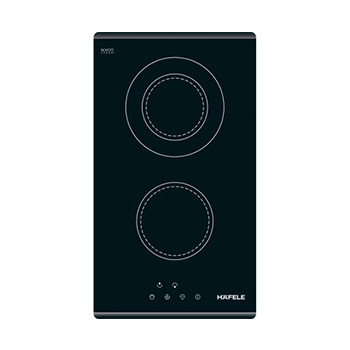 Bếp điện, 2 vùng nấu tỏa nhiệt, điều khiển cảm ứng, 30 cm