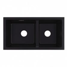 Chậu, bồn rửa bằng đá granite Hafele, hai chậu, HS22-GEN2S90