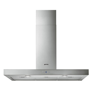 Máy hút mùi, 900 mm, với ba bộ lọc dầu mỡ bằng nhôm, Smeg